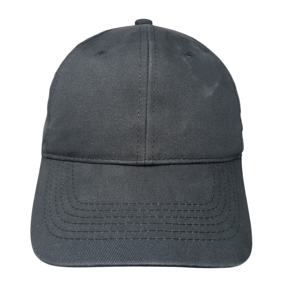 Unbranded Strapback Hat Gray One Size Solid Adjus… - image 1